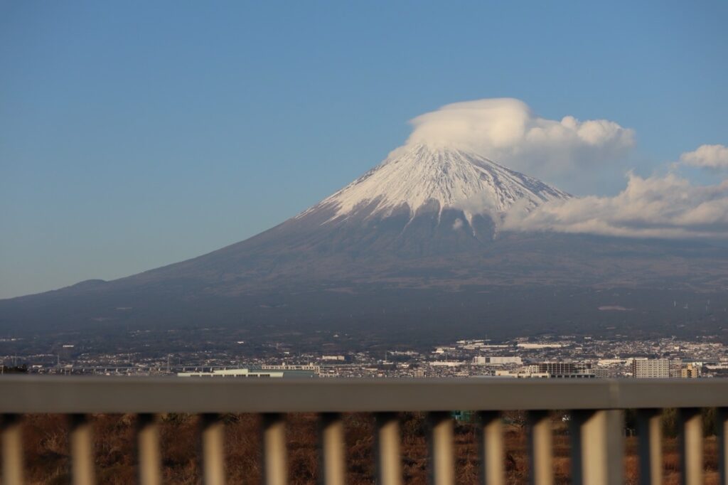 清水からの富士山