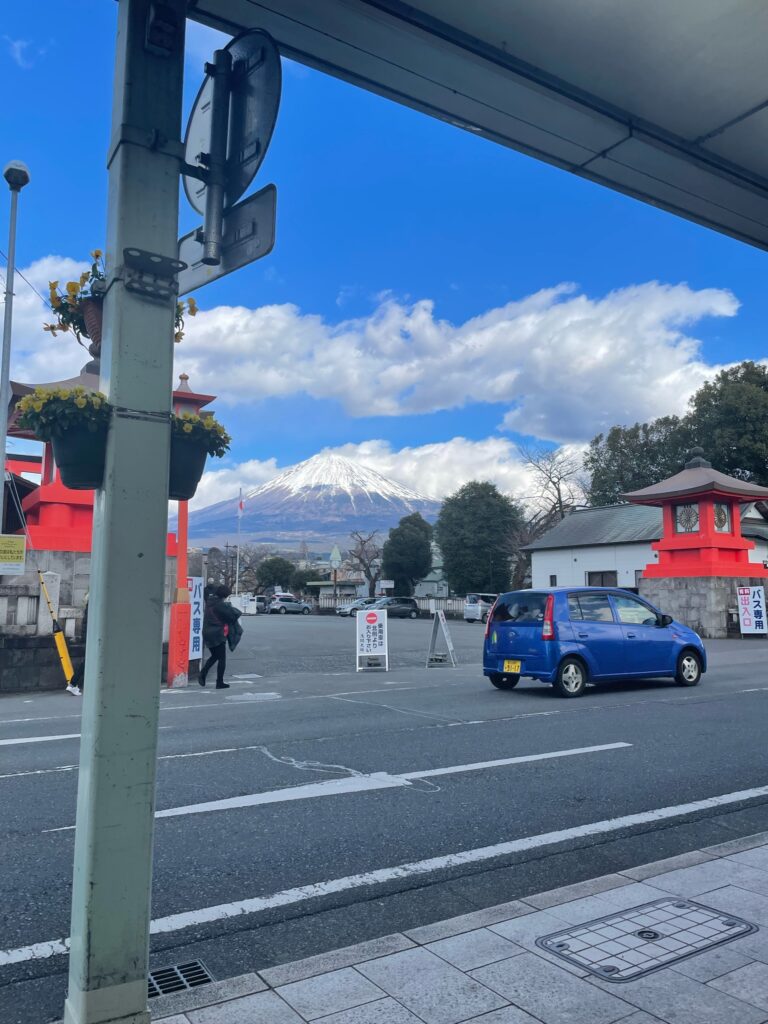 富士宮からの富士山